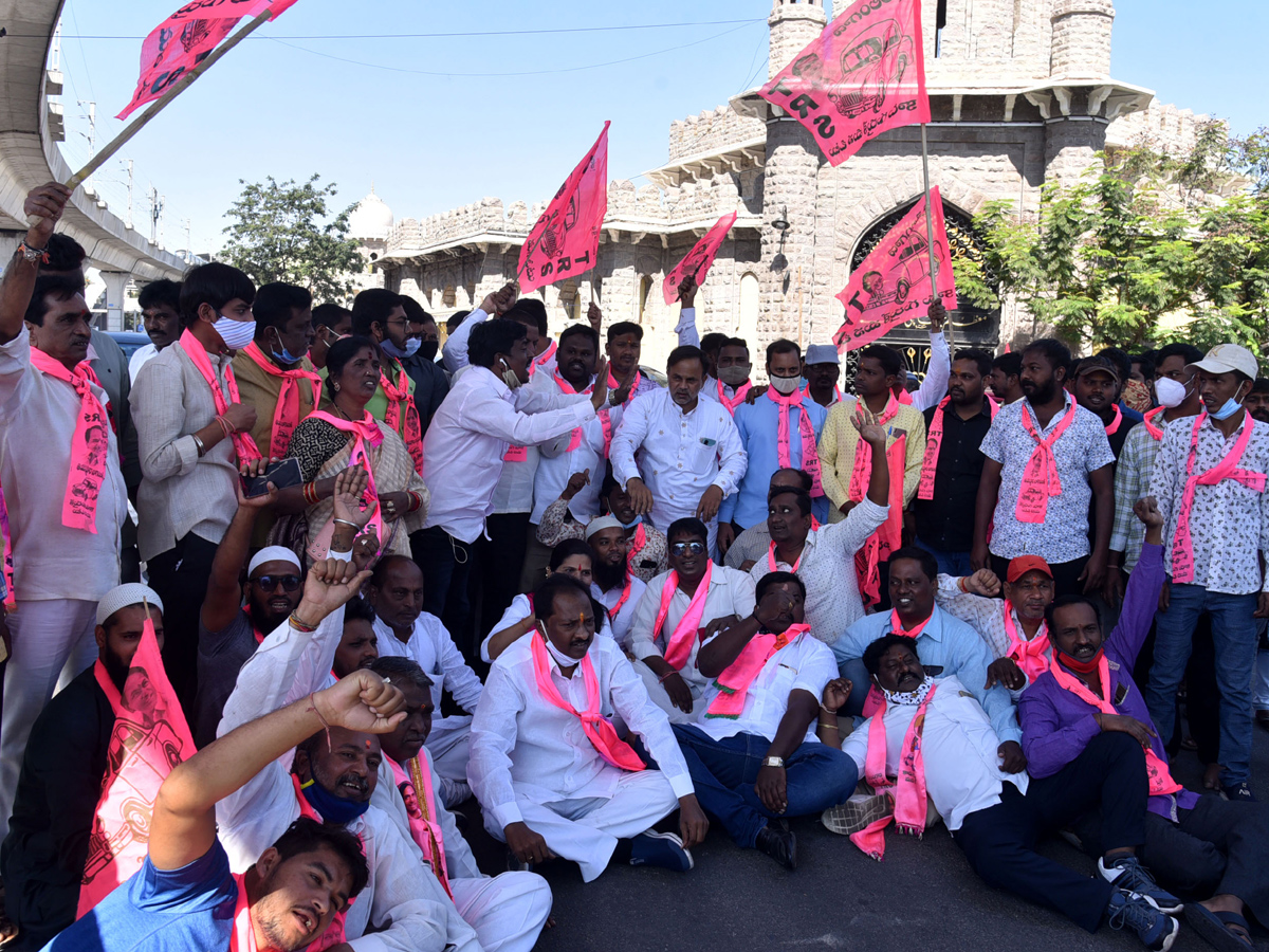 Bharat Bandh in ap and Telangana Photos - Sakshi35