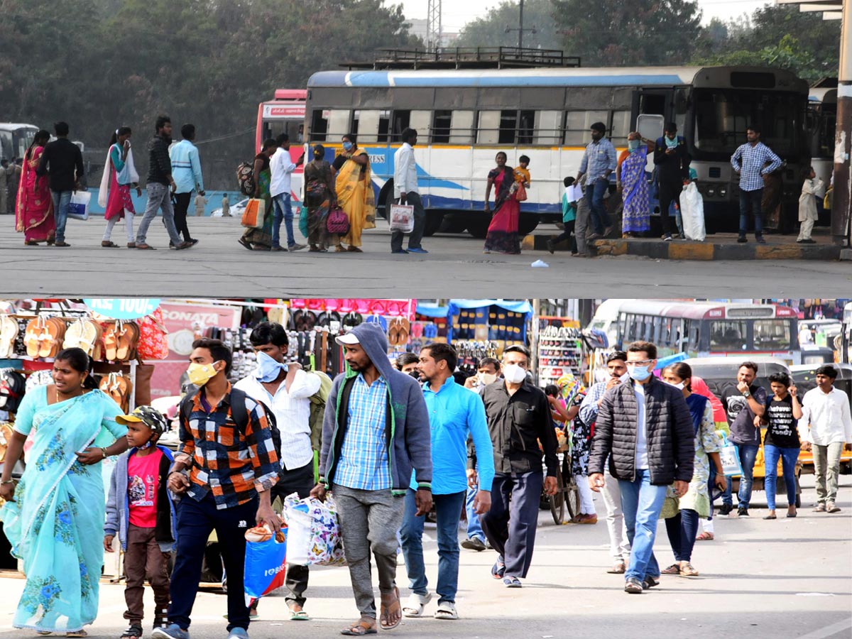 People Going To Their Hometown During Sankranthi Festival At; Jbs photo gallery - Sakshi25