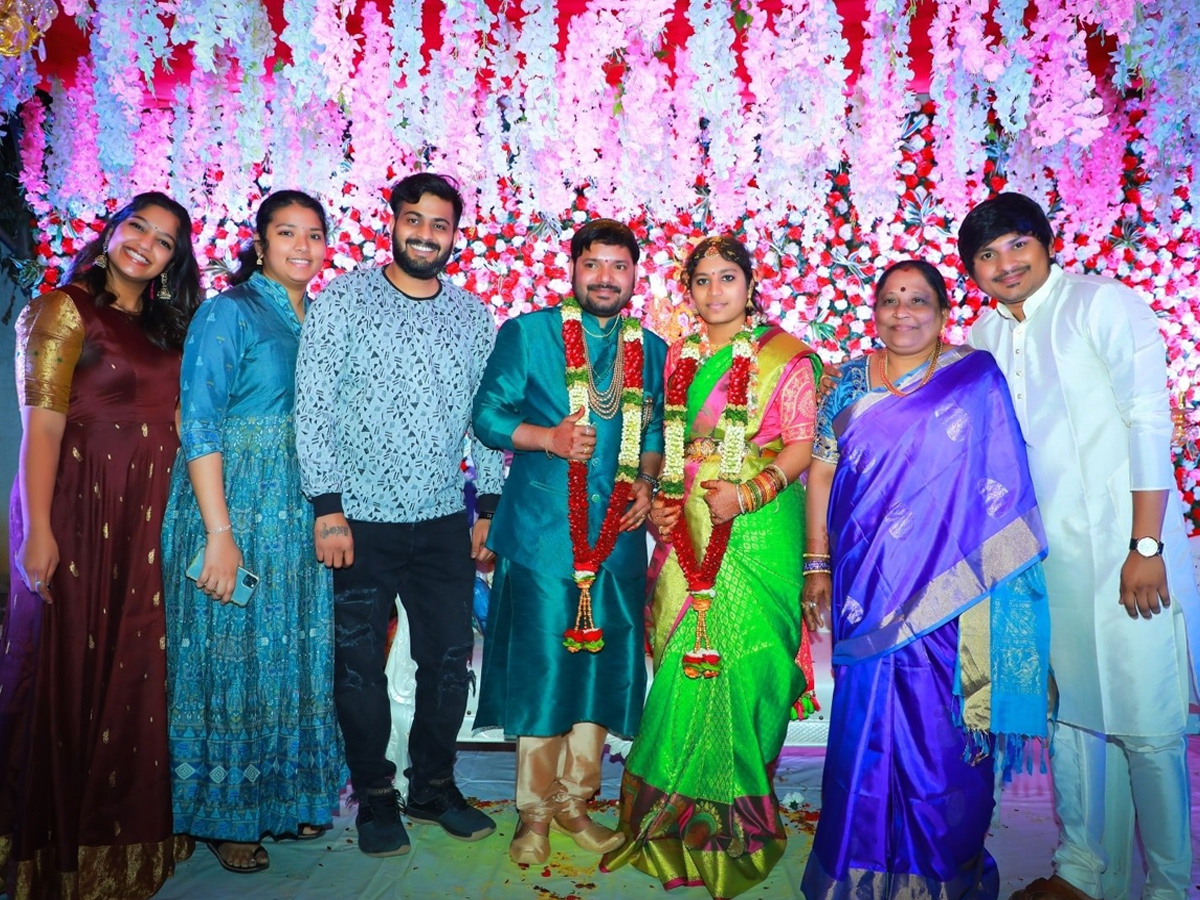 Jabardasth Comedian Rocking Rakesh Brother Wedding Photos - Sakshi2