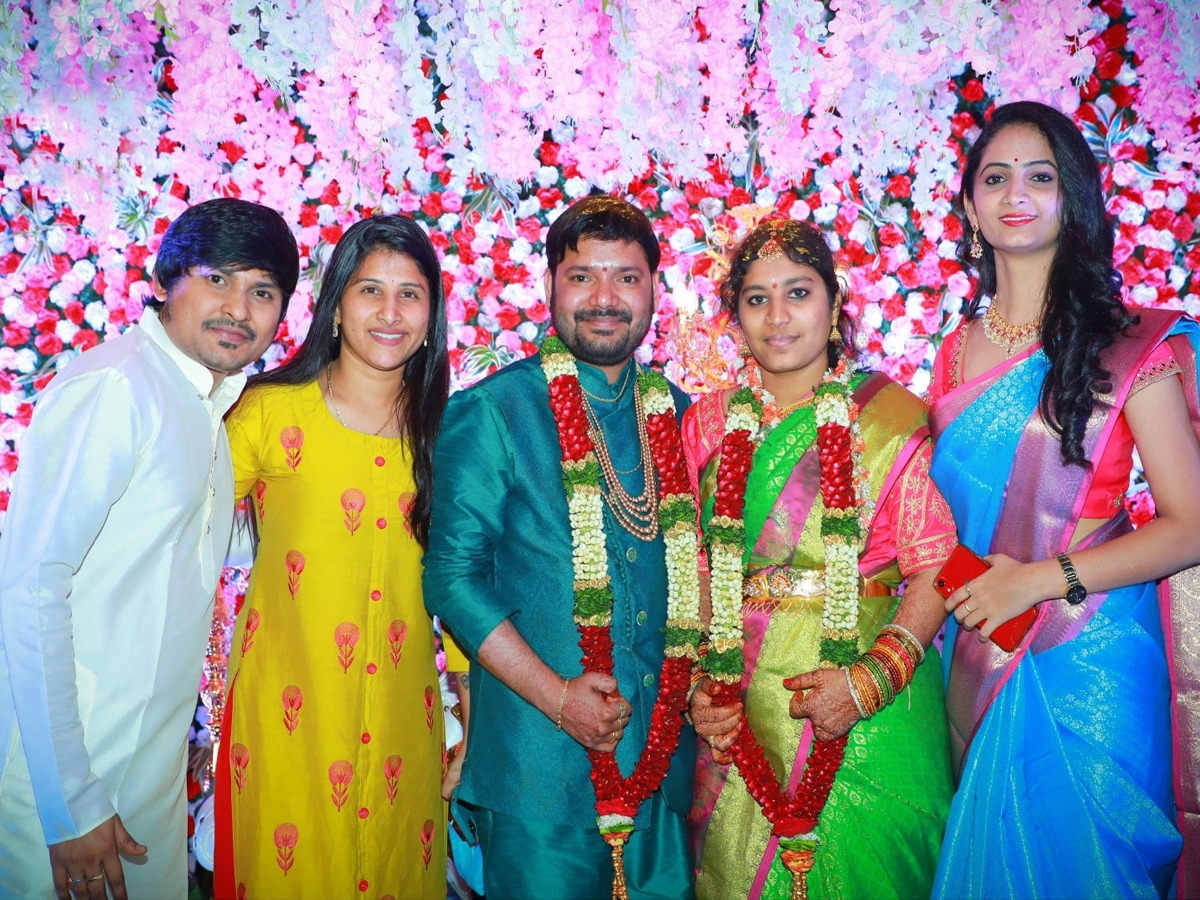 Jabardasth Comedian Rocking Rakesh Brother Wedding Photos - Sakshi1