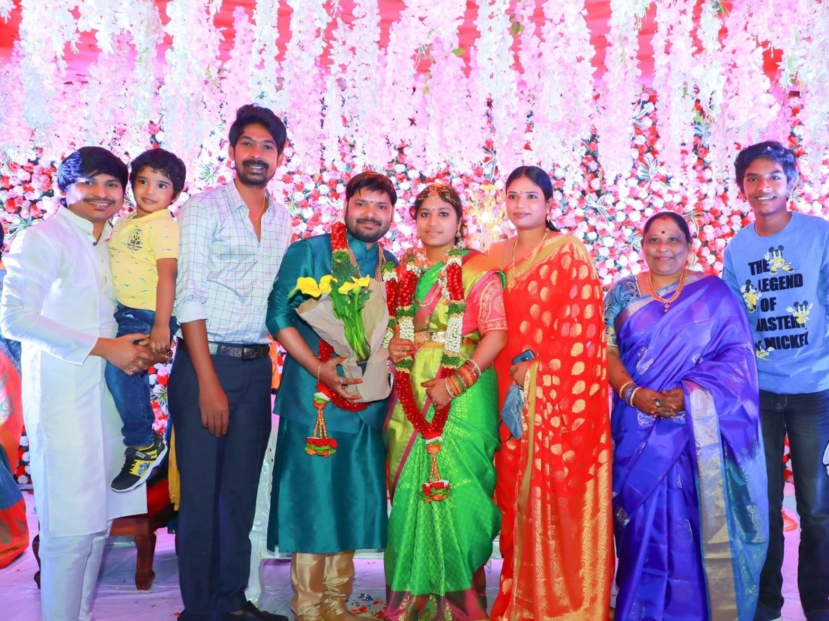 Jabardasth Comedian Rocking Rakesh Brother Wedding Photos - Sakshi5