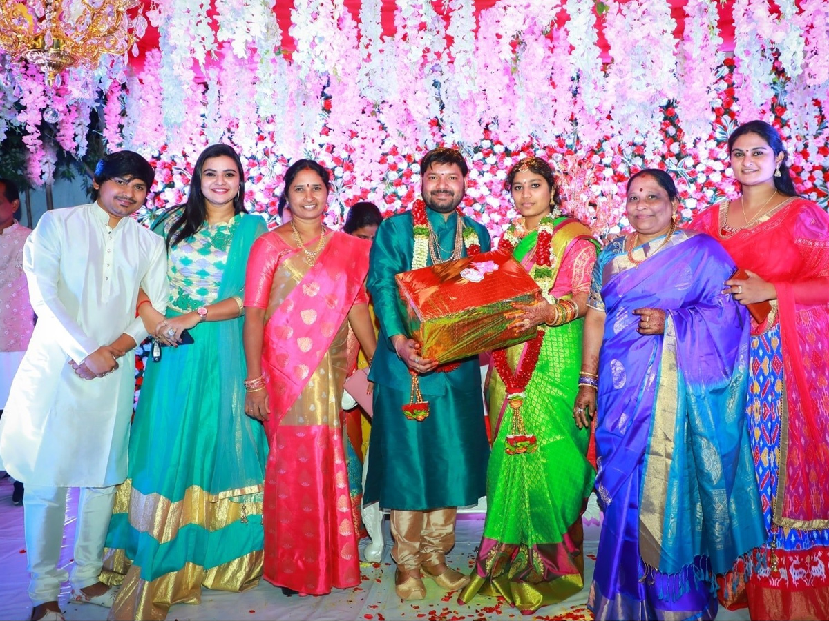 Jabardasth Comedian Rocking Rakesh Brother Wedding Photos - Sakshi6