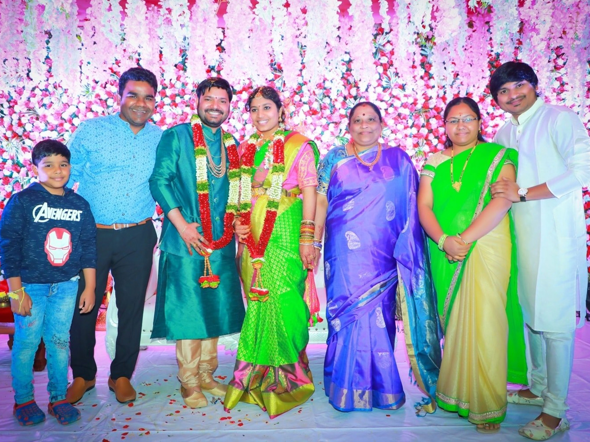 Jabardasth Comedian Rocking Rakesh Brother Wedding Photos - Sakshi11