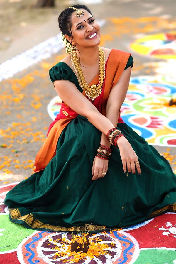 Anasuya Latest Traditional Photo Gallery - Sakshi11