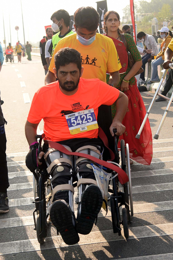 10km and 5km Runs Held at Hyderabad Cable Bridge - Sakshi22