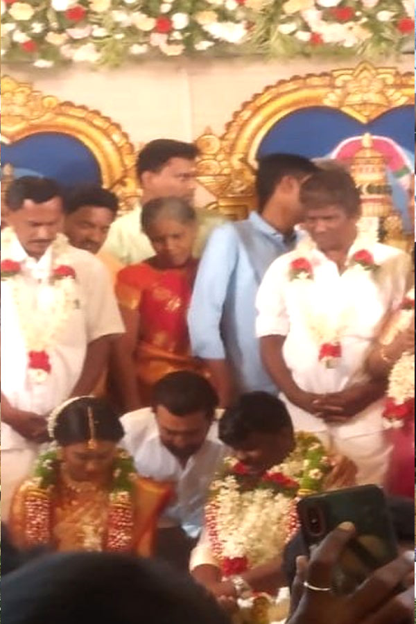 Suriya Attends His Fan Club Member Hari's Wedding.  - Sakshi11