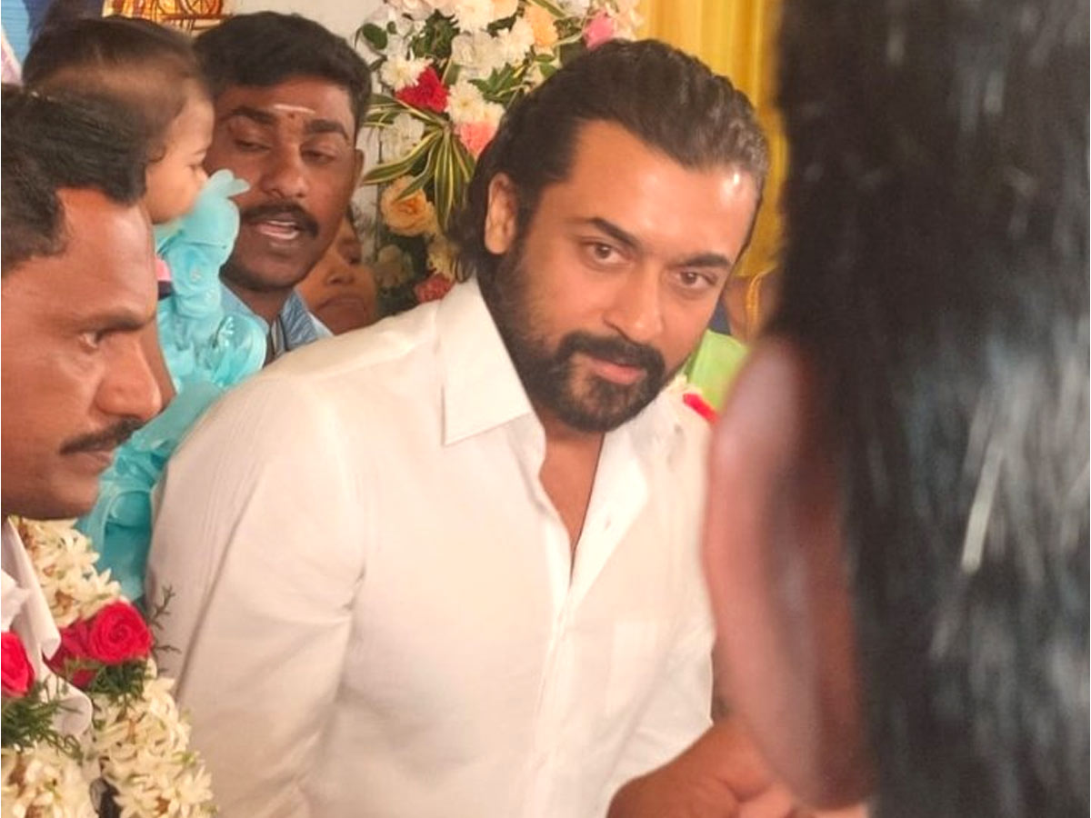 Suriya Attends His Fan Club Member Hari's Wedding.  - Sakshi3