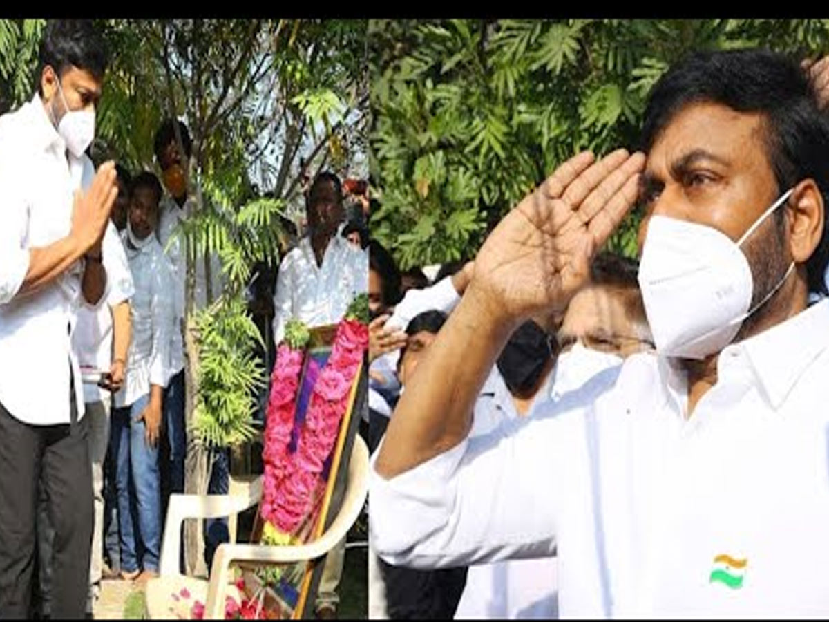 Chiranjeevi, Ram Charan and Naga Babu Republic day celebrations photo gallery - Sakshi11