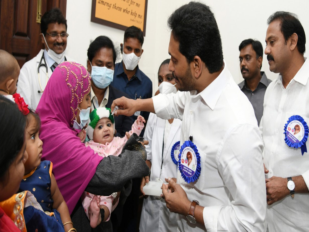 AP CM YS Jagan participating in the Pulse Polio program Photo Gallery - Sakshi3