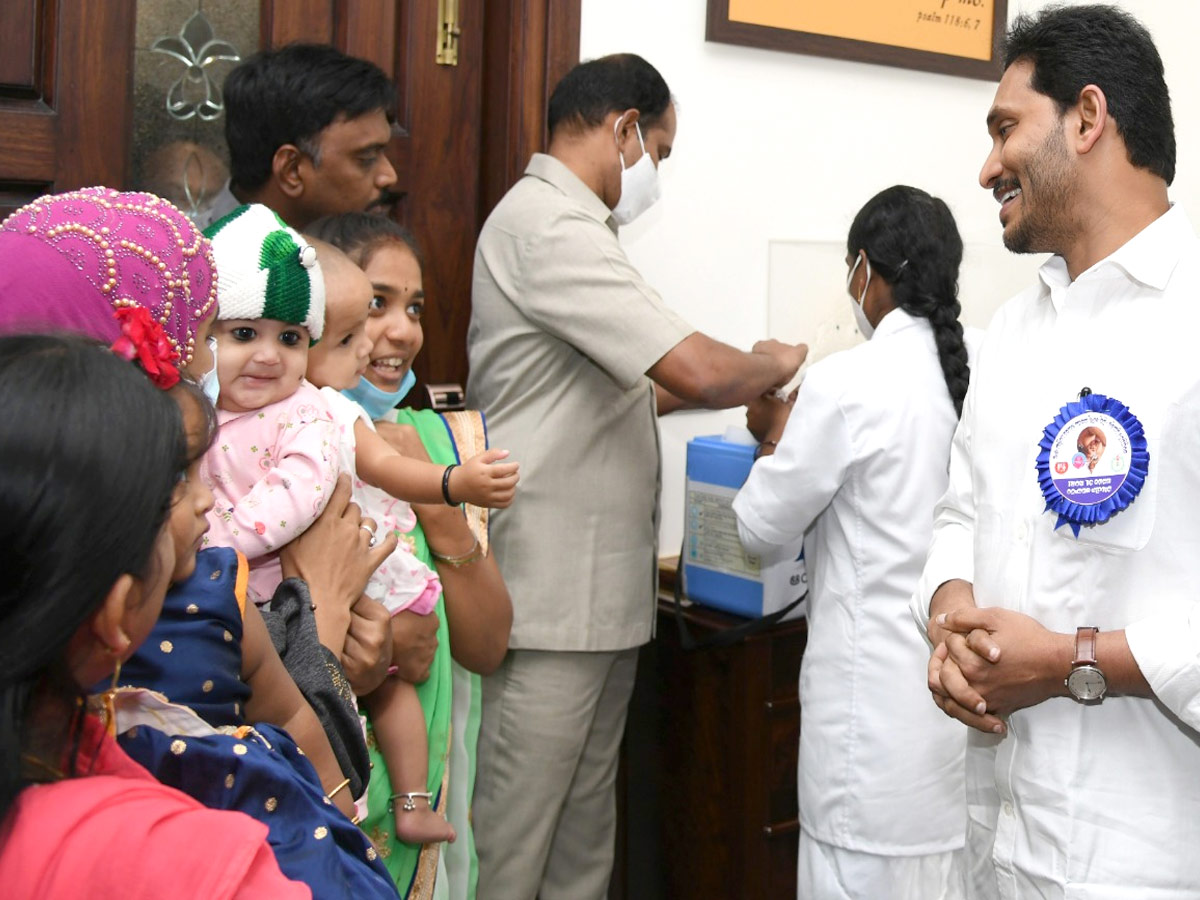 AP CM YS Jagan participating in the Pulse Polio program Photo Gallery - Sakshi5