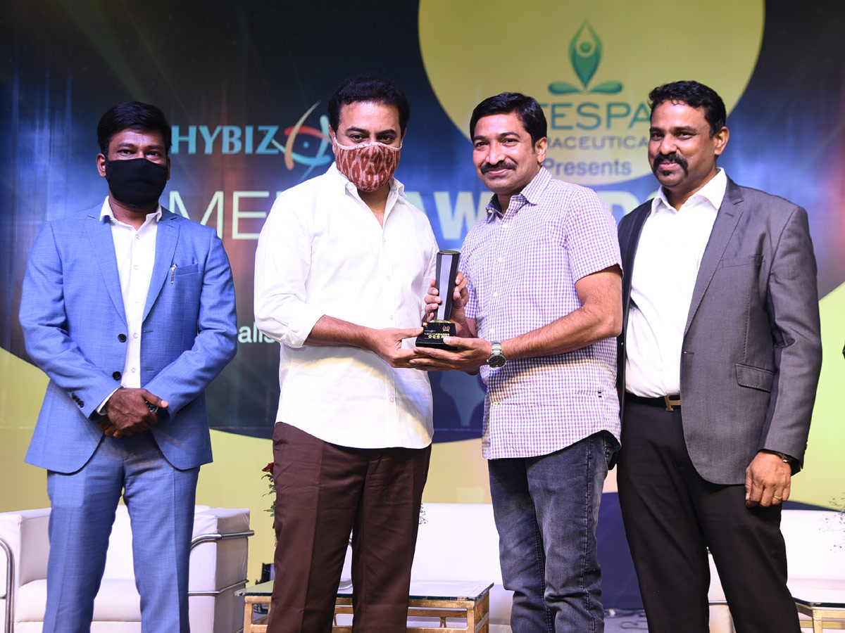 Sakshi Professionals Get Awards From Hybiz tv  - Sakshi1