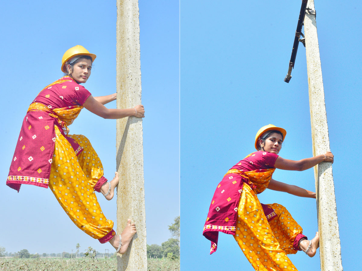 The Governor congratulated the First Line Woman - Sakshi9