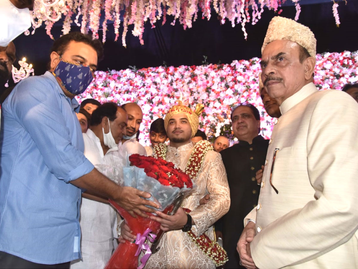 Telangana Home Minister Mahmood Ali Grand Daughters Wedding Photo Gallery - Sakshi1