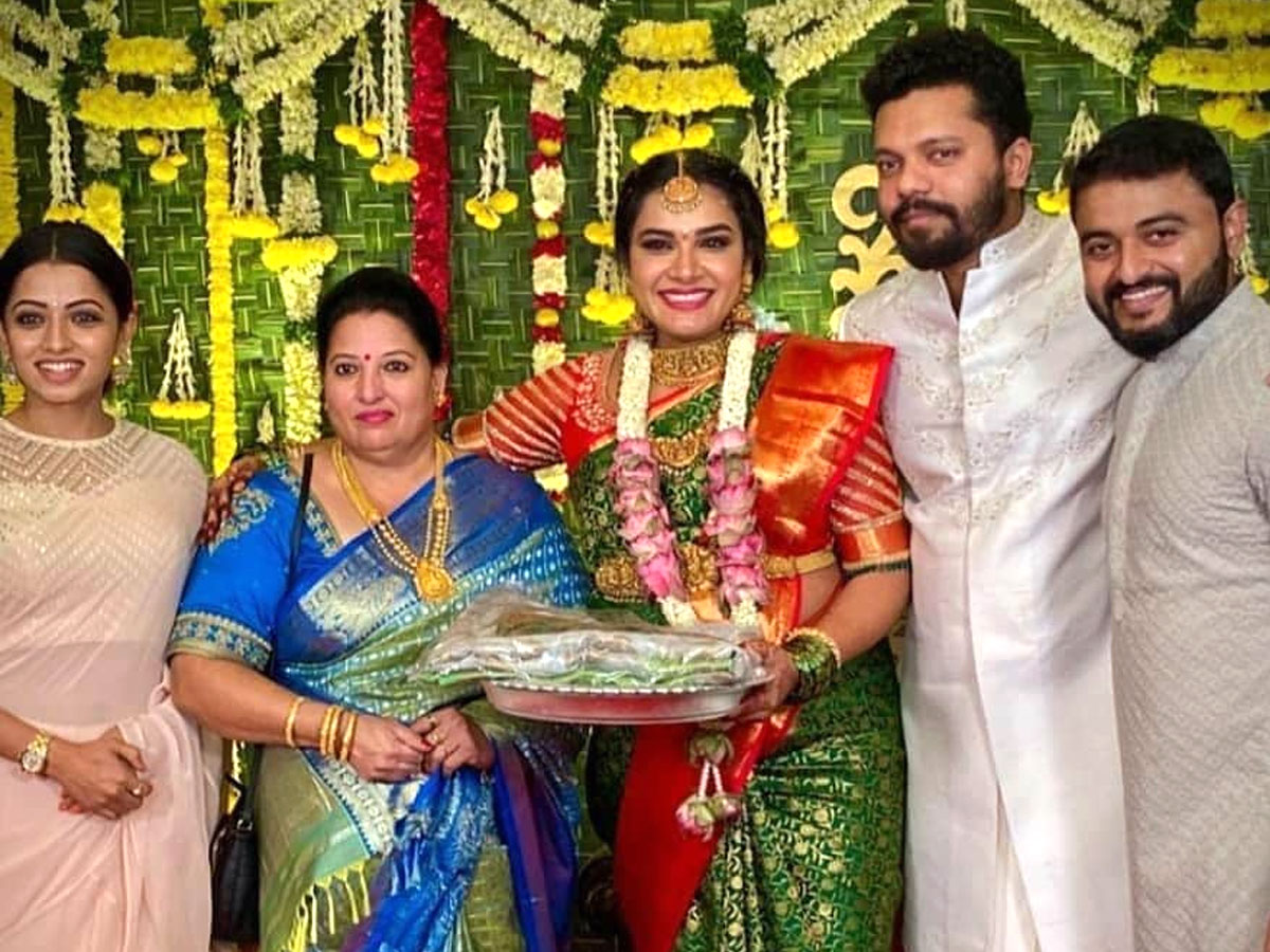 Actress HariTeja's Seemantham Ceremony function - Sakshi3