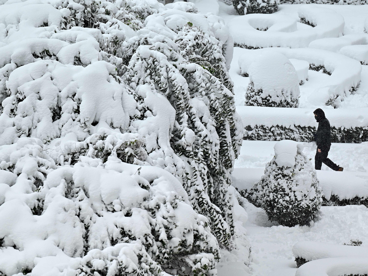 Storm Filomena causes Rare Heavy snow in Spain Photo Gallery - Sakshi2