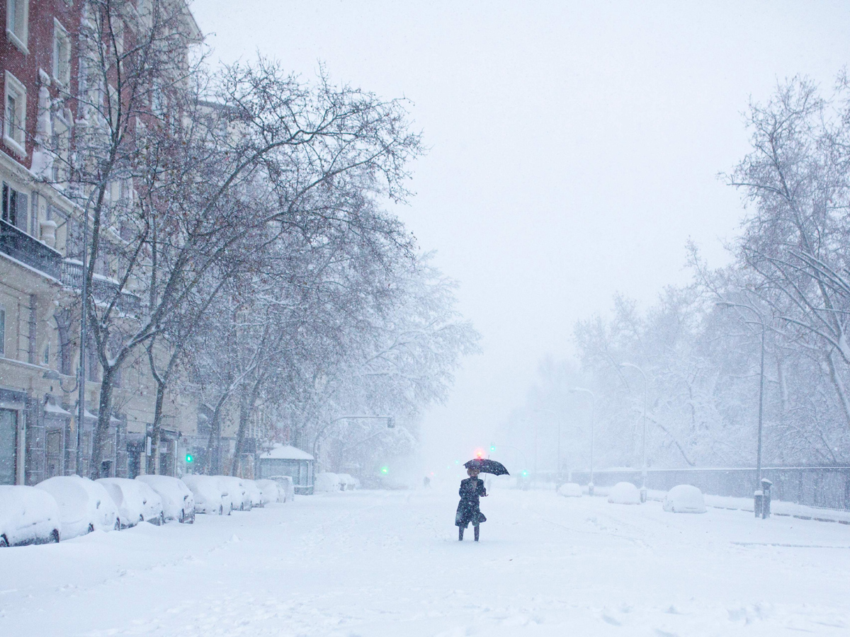 Storm Filomena causes Rare Heavy snow in Spain Photo Gallery - Sakshi21