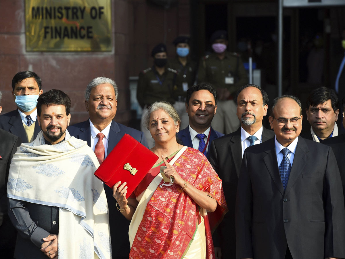 Finance Minister Shrimati Nirmala Sitharaman presents Union Budget 2021-22 - Sakshi4