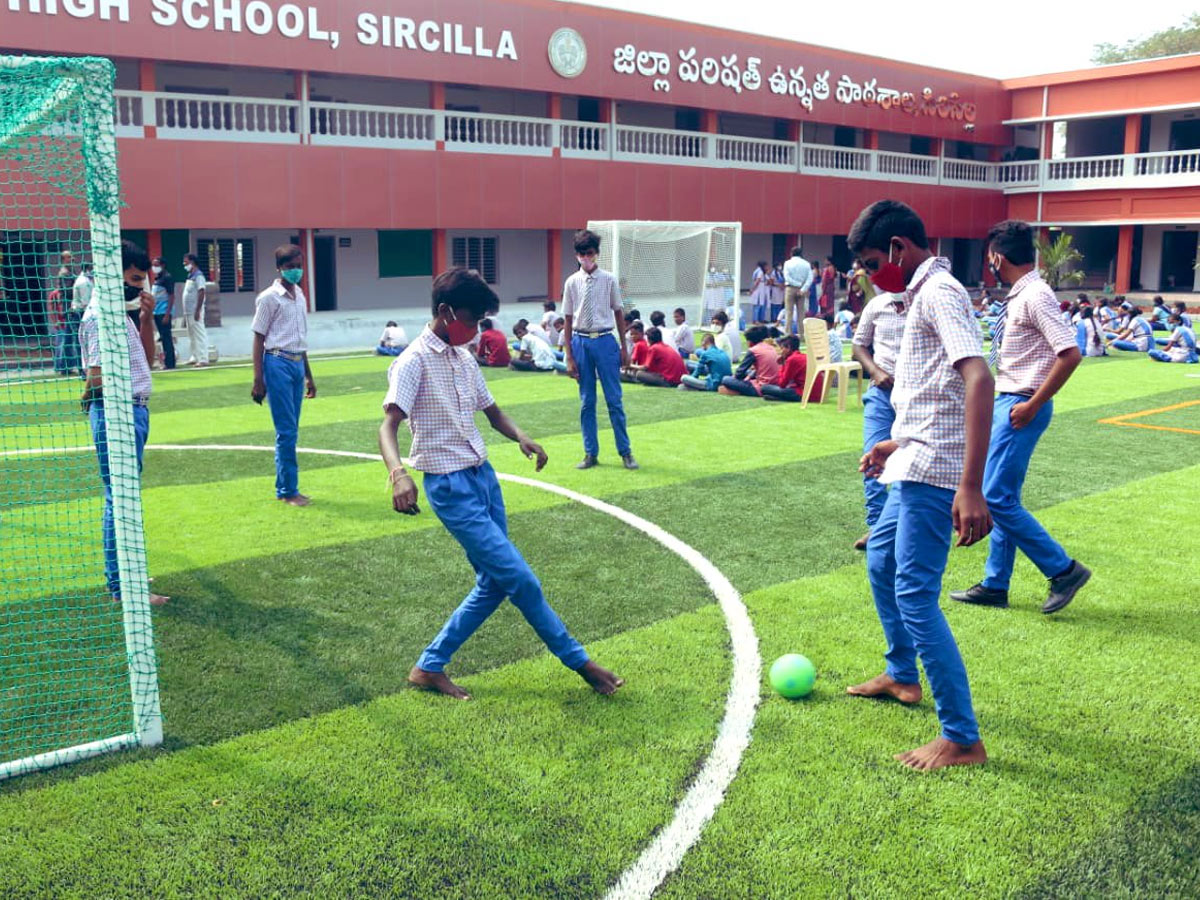 Minister KTR Inauguration of ZP High School at Rajanna Sircilla - Sakshi6