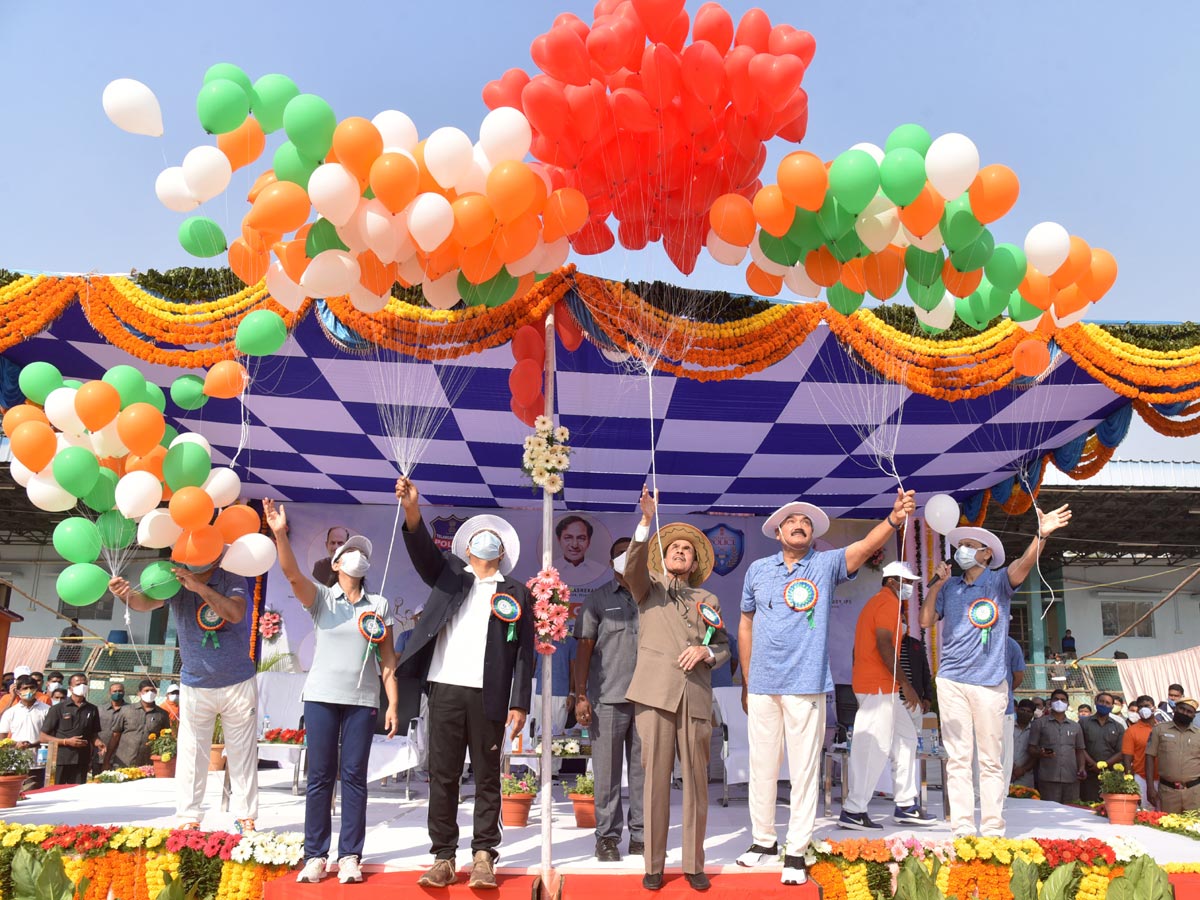 The Police Sports Meet at the Goshamahal Police Stadium. - Sakshi1