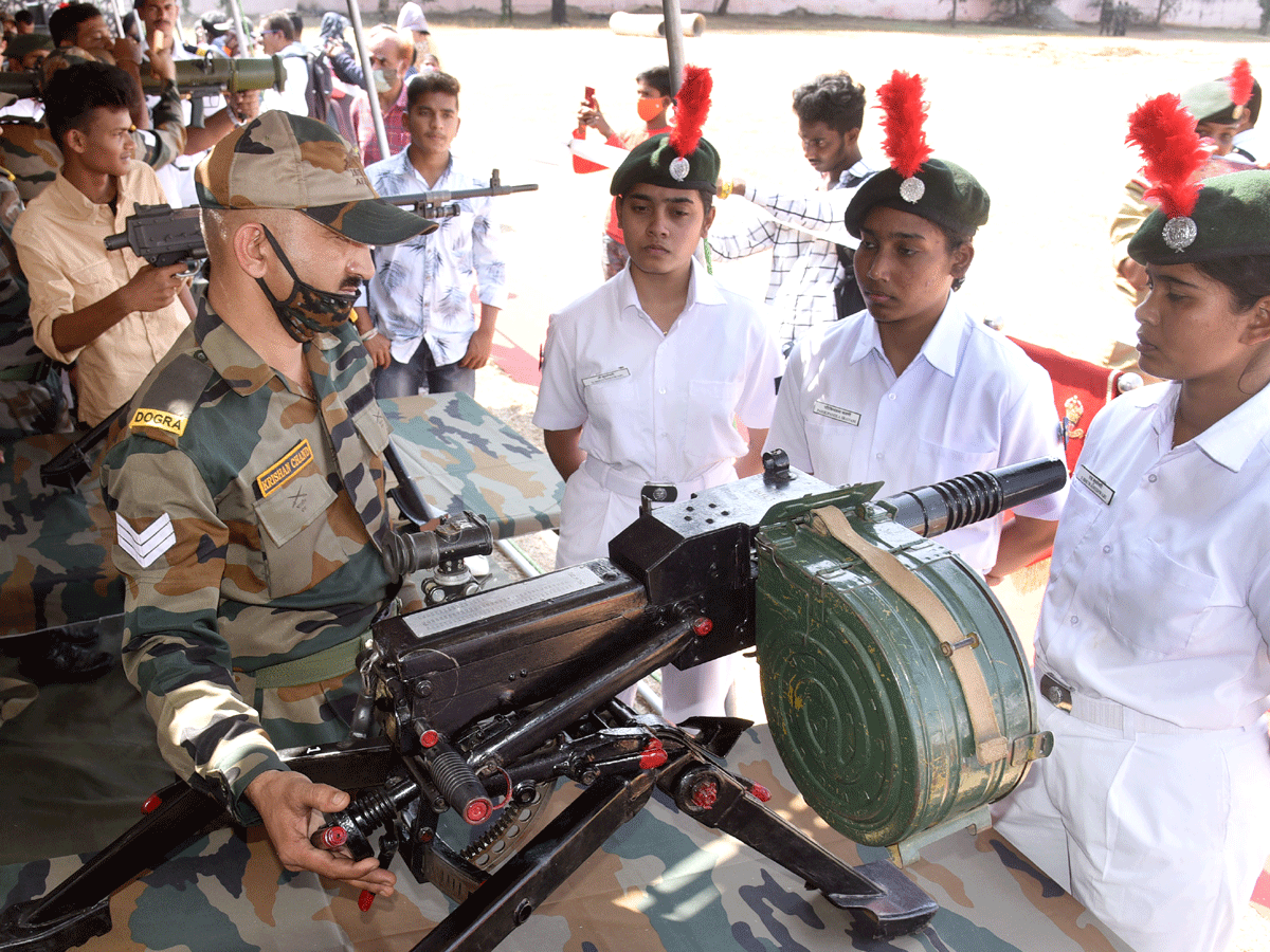 Indian Army Weapons Exhibition At Secunderabad Parade Ground - Sakshi1