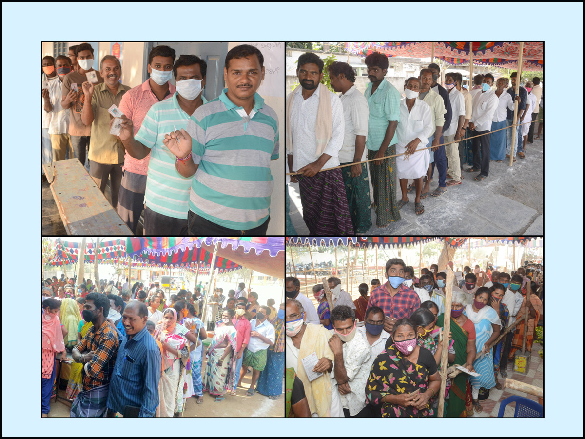  second phase of Andhra Pradesh panchayat polls Photo Gallery - Sakshi1