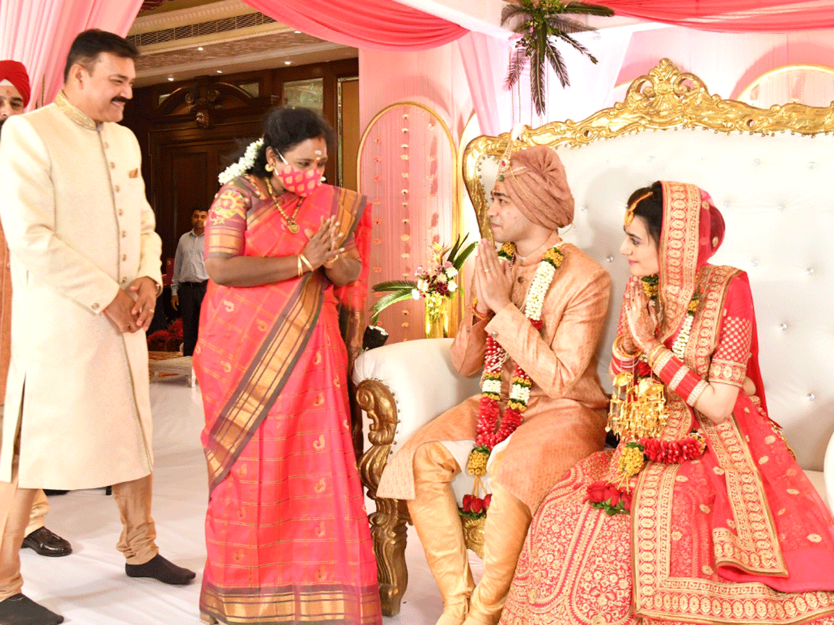 Governor Attends CP's Son's Wedding Photes - Sakshi4