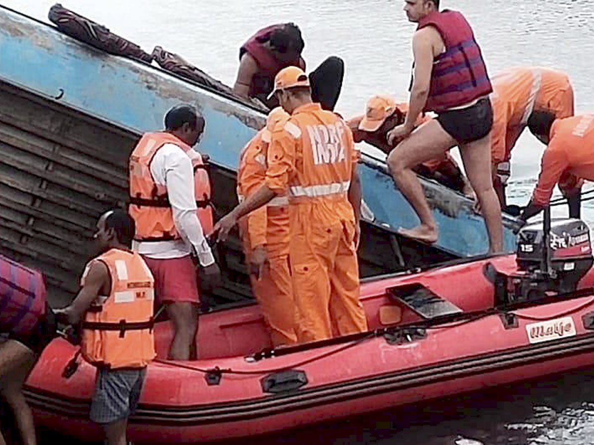 Bus Falls Into Canal 54 Passengers Onboard Madhya Pradesh Photos - Sakshi5