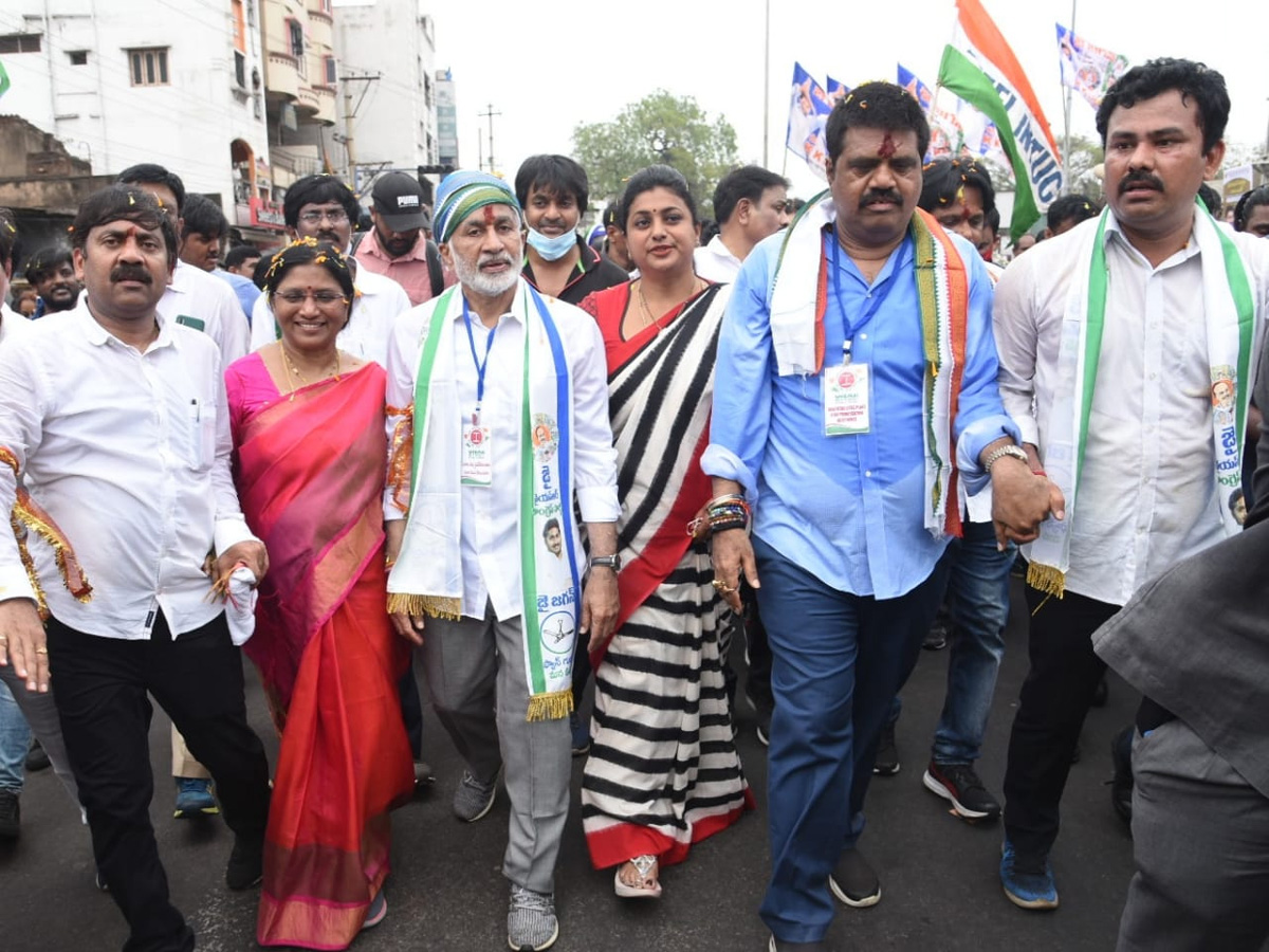 MP Vijayasai Reddy Padayatra Successful Over Steel Plant Privatization Photo Gallery - Sakshi12