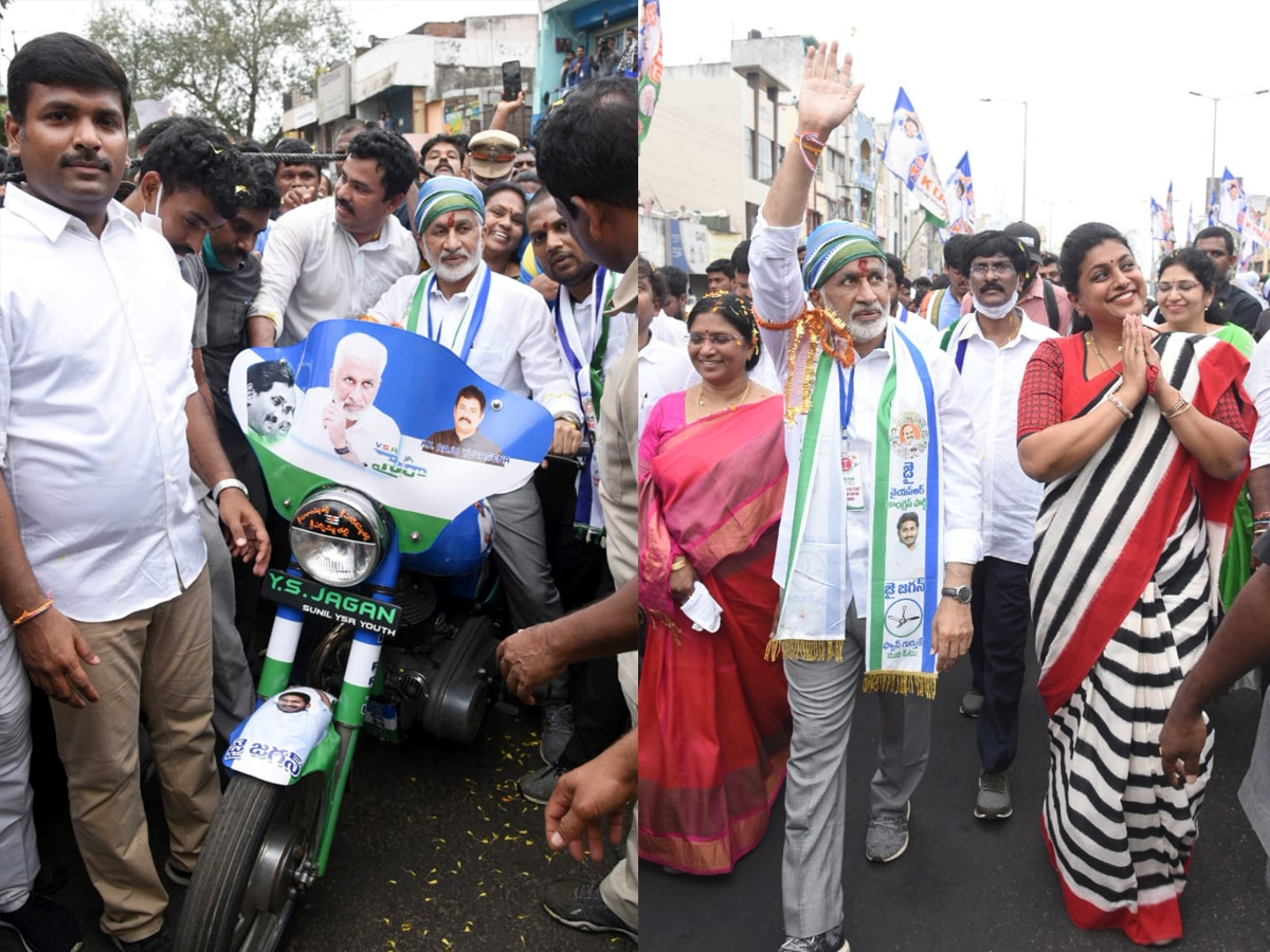 MP Vijayasai Reddy Padayatra Successful Over Steel Plant Privatization Photo Gallery - Sakshi9