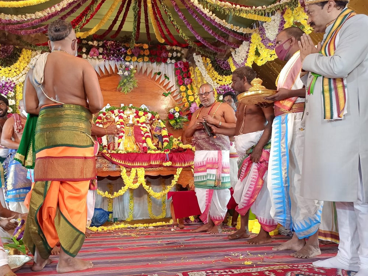 Sri Lakshmi Narasimha Swamy kalyanam Photos at Antarvedi Temple Photos - Sakshi17