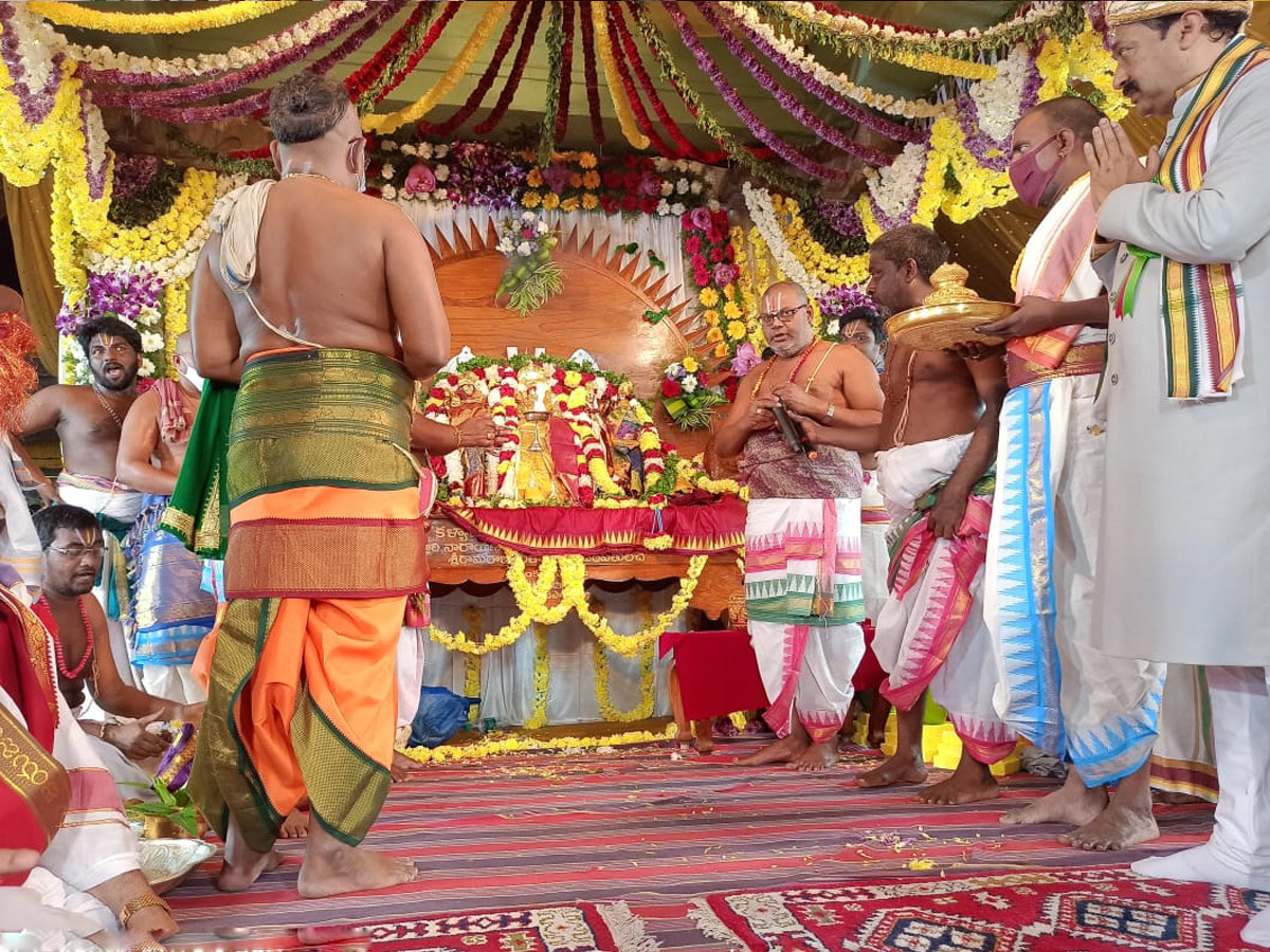 Sri Lakshmi Narasimha Swamy kalyanam Photos at Antarvedi Temple Photos - Sakshi3