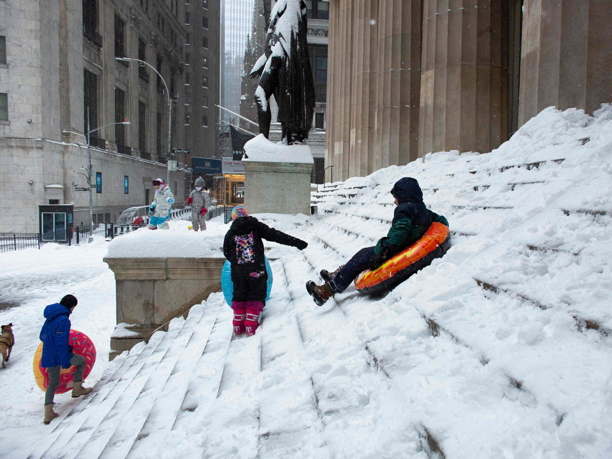 Scary Blizzard in New York city, USA (Feb 01, 2021) Snow Storm in Central New York - Sakshi7