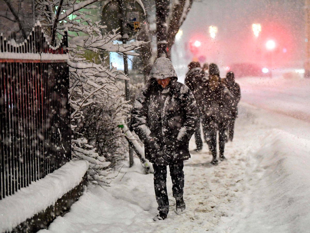 Scary Blizzard in New York city, USA (Feb 01, 2021) Snow Storm in Central New York - Sakshi8