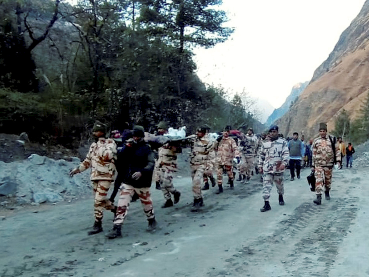 lacier burst leads to massive flash flood in Uttarakhand Photo Gallery - Sakshi14