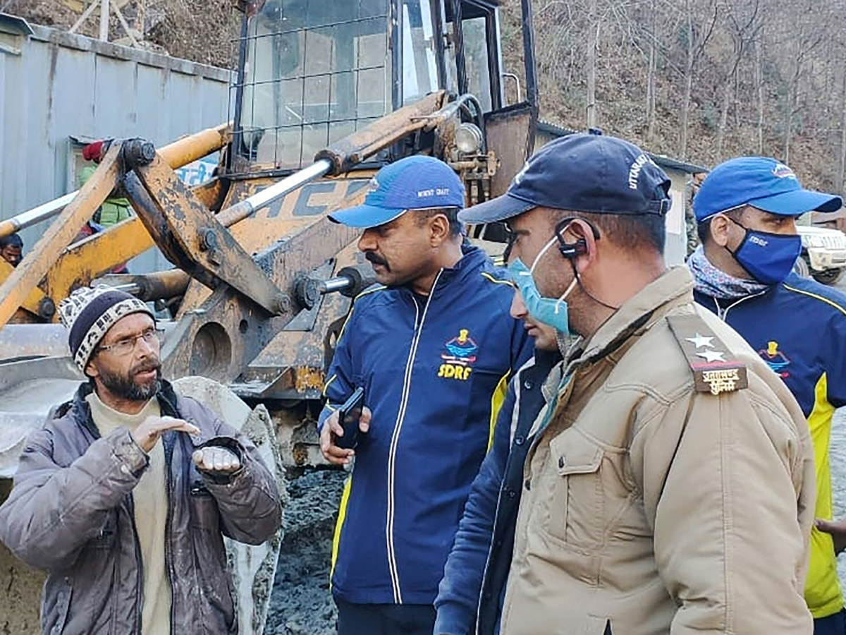 lacier burst leads to massive flash flood in Uttarakhand Photo Gallery - Sakshi5