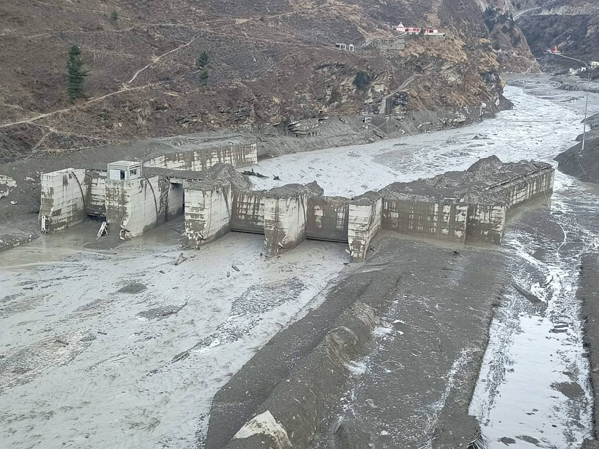 lacier burst leads to massive flash flood in Uttarakhand Photo Gallery - Sakshi8