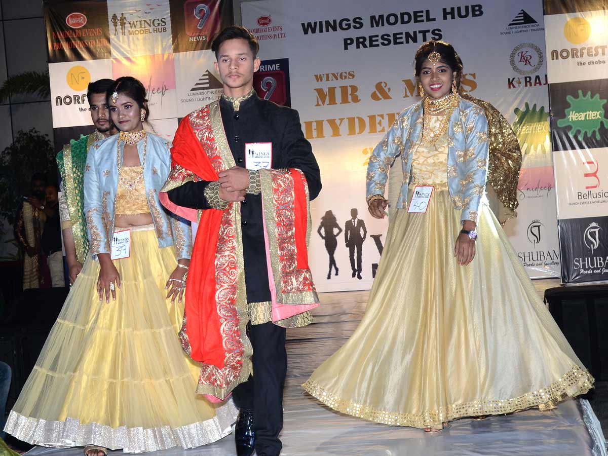 wings model hub presents south india's biggest modeling presant mr & miss hyderabad 2021  - Sakshi1