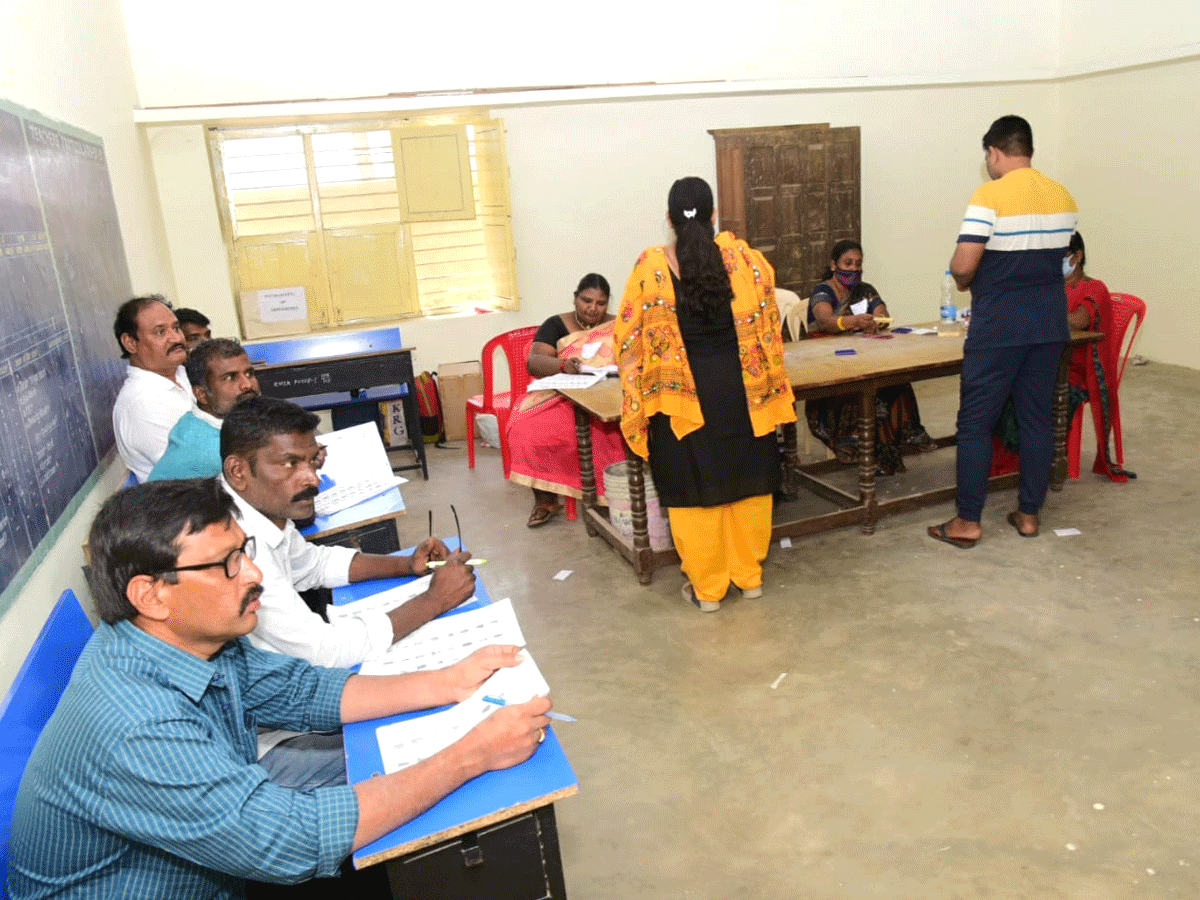 Panchayat Elections in AP local body elections Amaravati Photo Gallery - Sakshi12