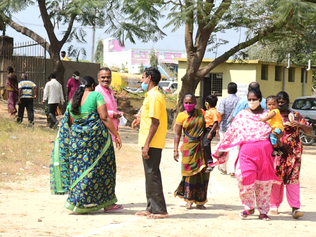 Panchayat Elections in AP local body elections Amaravati Photo Gallery - Sakshi15