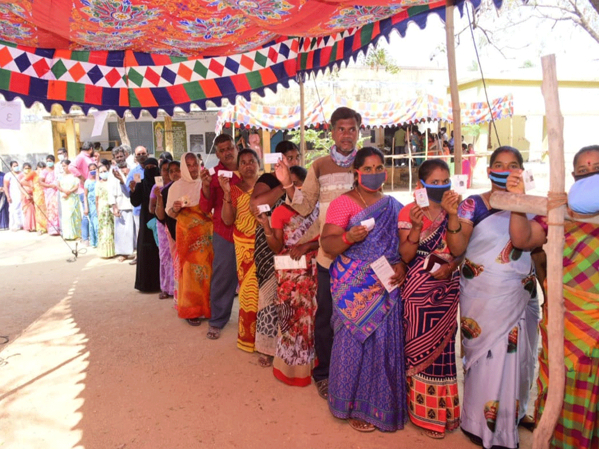 Panchayat Elections in AP local body elections Amaravati Photo Gallery - Sakshi18