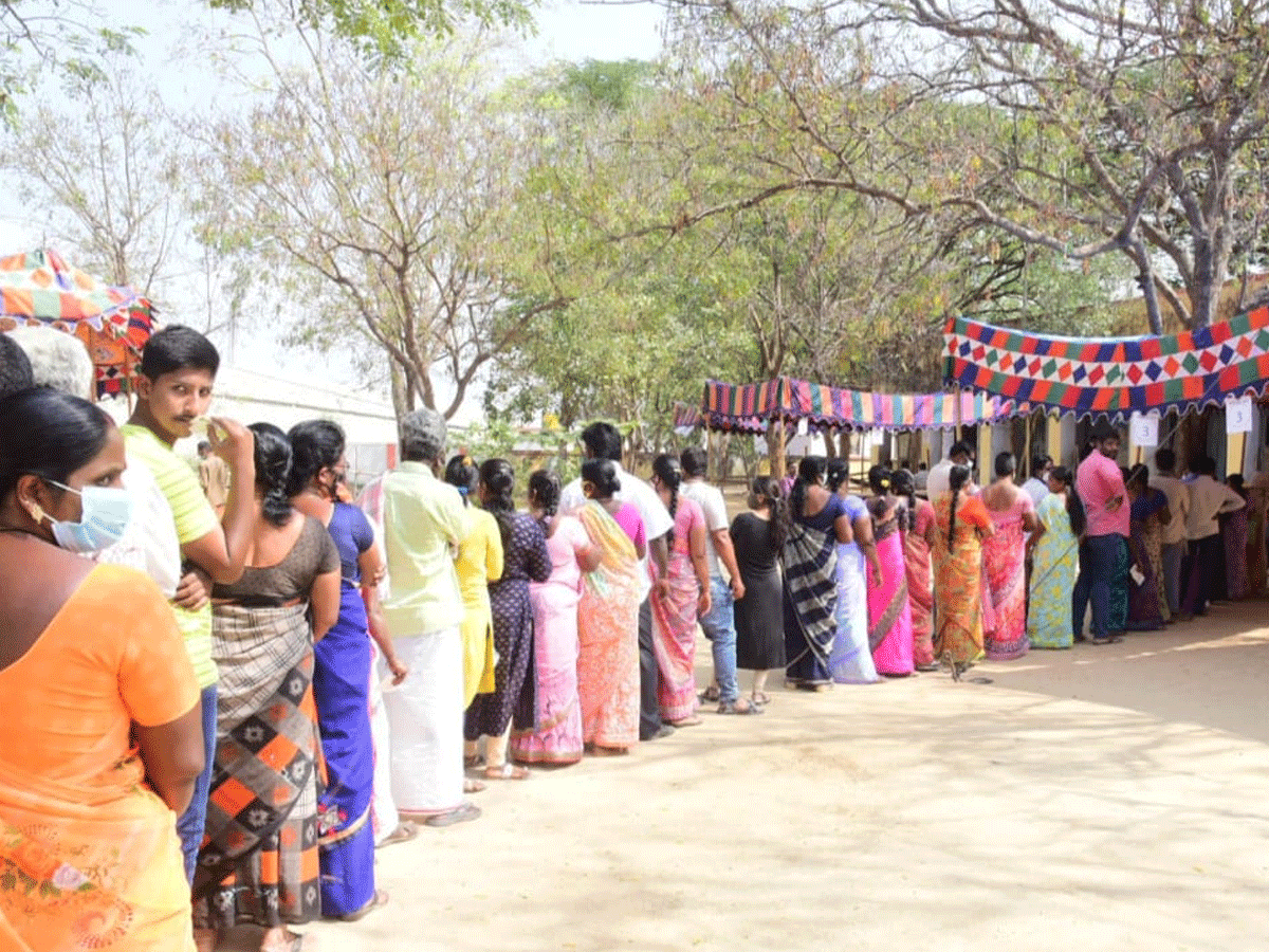 Panchayat Elections in AP local body elections Amaravati Photo Gallery - Sakshi4