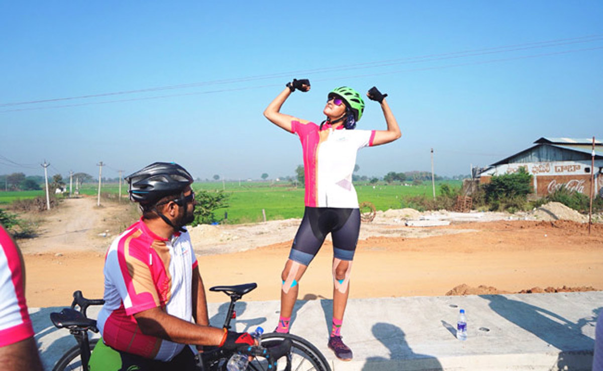 Manchu Lakshmi Completes 100km Cycle Ride Photo Gallery - Sakshi20