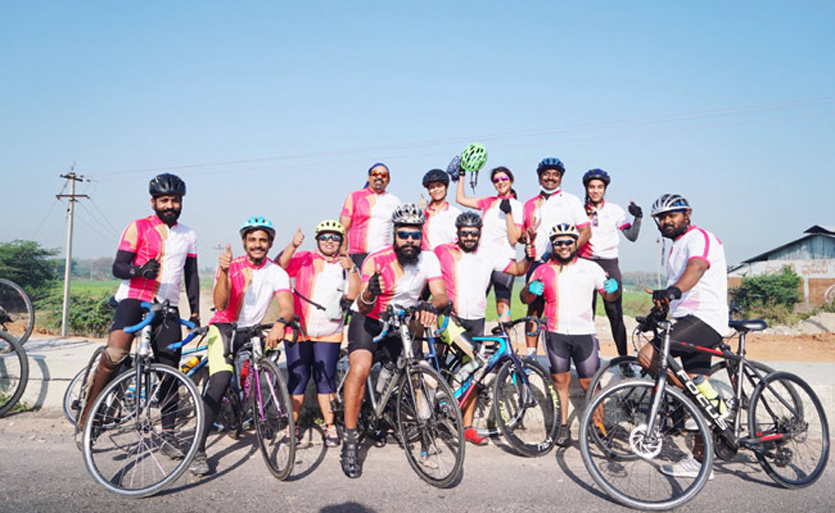 Manchu Lakshmi Completes 100km Cycle Ride Photo Gallery - Sakshi23