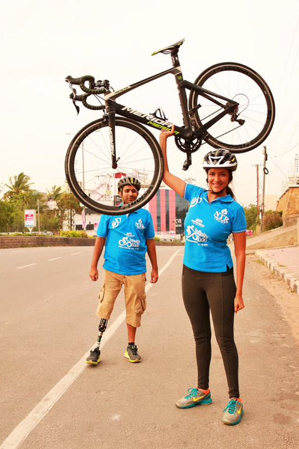 Manchu Lakshmi Completes 100km Cycle Ride Photo Gallery - Sakshi29