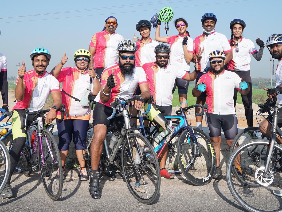 Manchu Lakshmi Completes 100km Cycle Ride Photo Gallery - Sakshi16