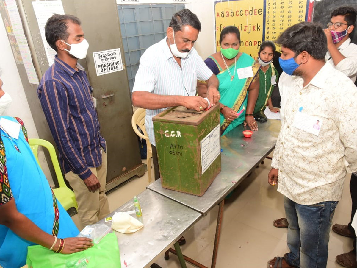 AP Municipal Elections 2021 Photo Gallery - Sakshi14