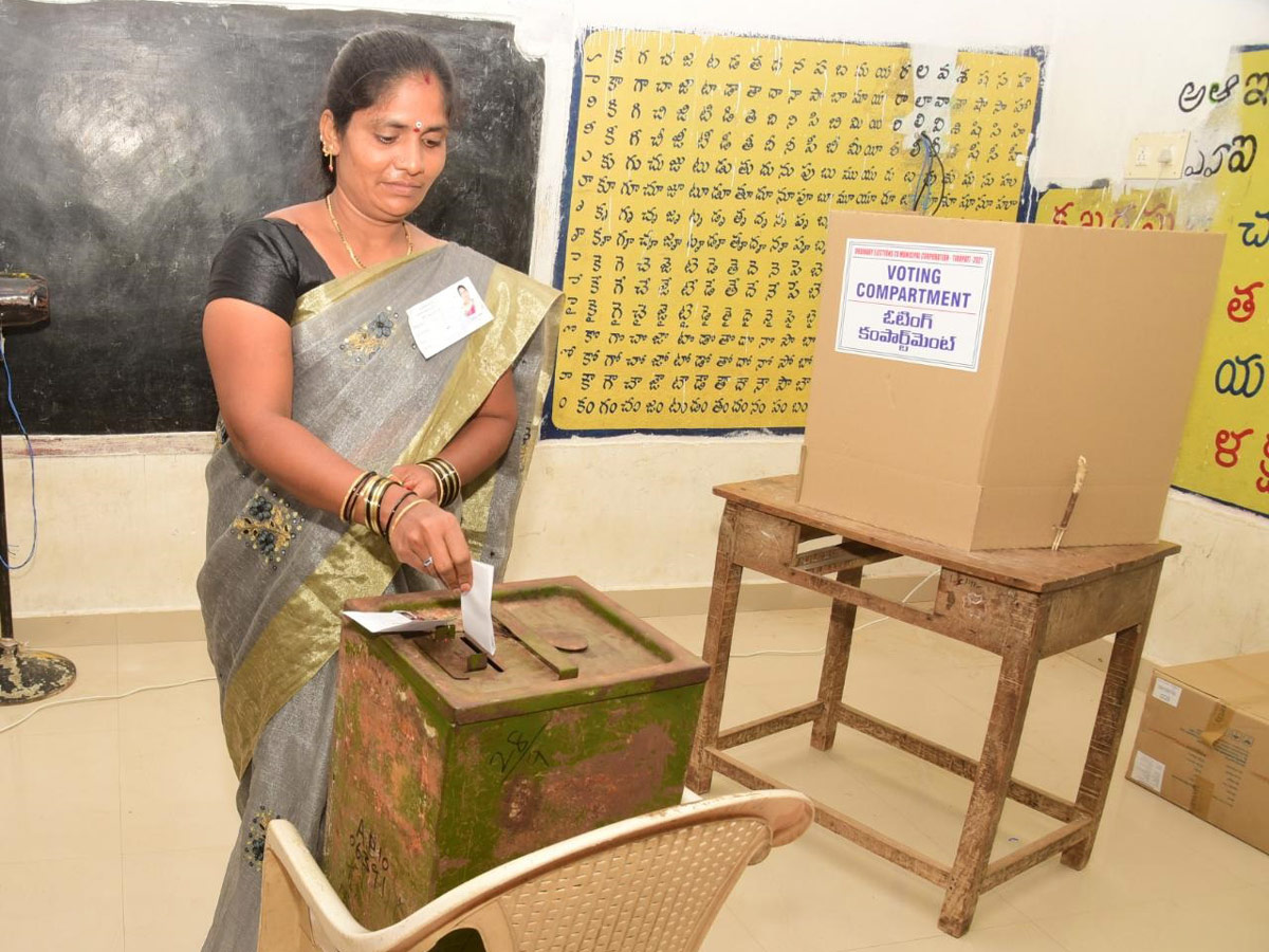 AP Municipal Elections 2021 Photo Gallery - Sakshi17