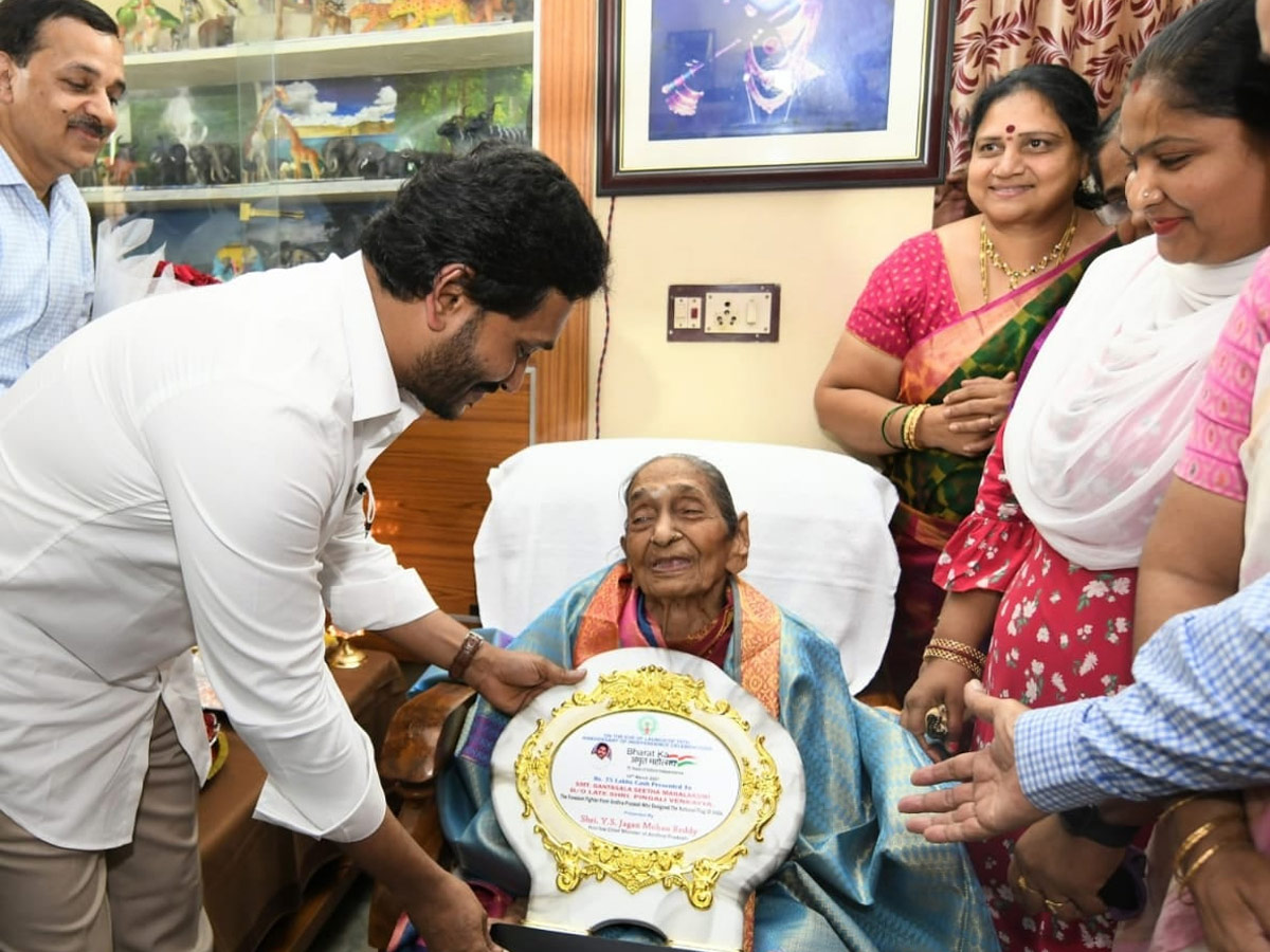 CM Jagan Honours Pingali Venkayya Family Photo Gallery - Sakshi7