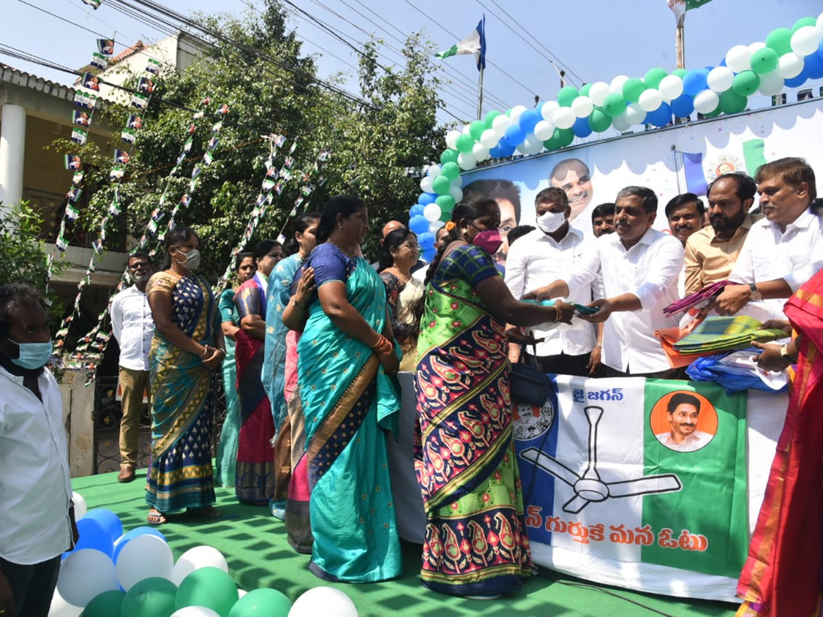 YSR Congress Party 11th Foundation Day Celebrations At Party Office - Sakshi14