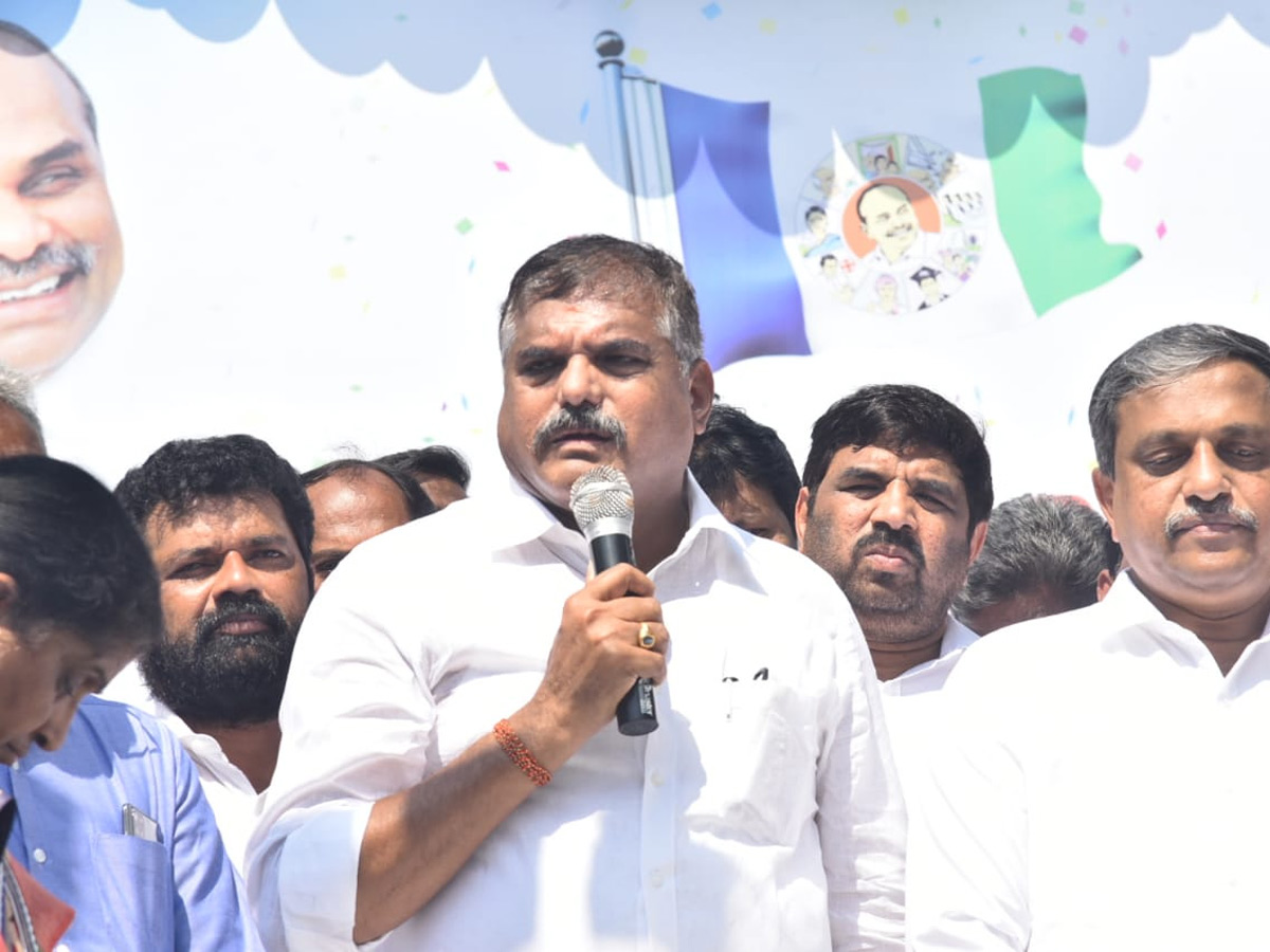 YSR Congress Party 11th Foundation Day Celebrations At Party Office - Sakshi3